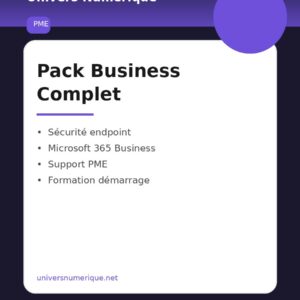 Pack PME Starter — Sécurité + Office 3 postes