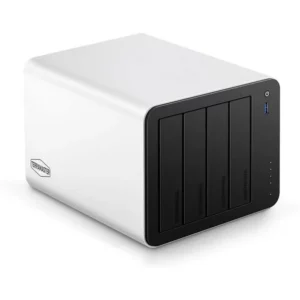 TERRAMASTER F4-425 Plus NAS 4 baies, Intel N95, 8 Go RAM, 2× LAN 5GbE, 3× M.2, travail d'équipe et multimédia (sans disque)